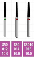 Alpen x1 FG #85010.016 Fine Grit, Round End Taper, Single Use Diamond Bur | SurgiMac Dental Supply
