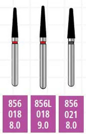 Alpen x1 FG #856.024 Super Coarse Grit, Round End Taper Large, Single Use | SurgiMac Dental Supply