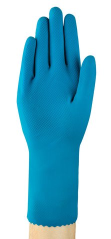 Ansell Alphatec Blue Latex Glove 120179