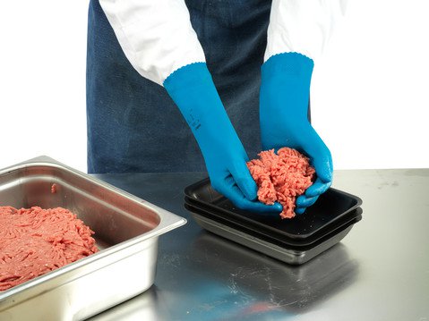 Ansell Alphatec Blue Latex Glove 120179