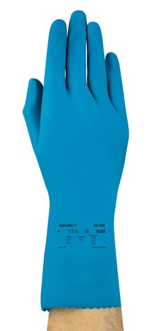 Ansell Alphatec Blue Latex Glove 120179