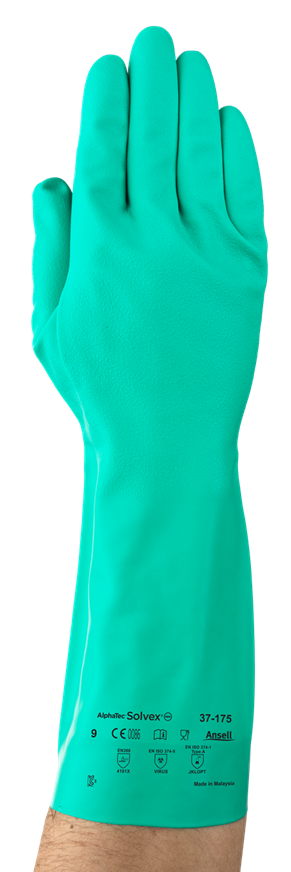 Solvex Nitrile Chemical Protection Gloves 117272-1