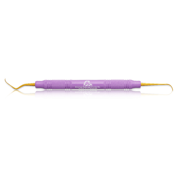 American Eagle Scaler Boge 513 XP Sharpen-Free with Purple 3/8" Handle, Single Instrument
