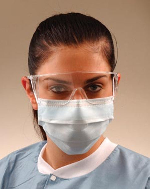 Crosstex | ASTM Level 3 Mask, Latex Free (LF), Blue, 40/bx, 10 bx/ctn | GCFCXU