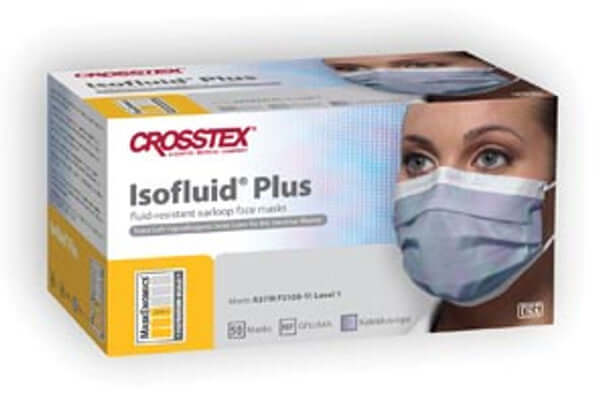 Procedural Ear-Loop Fluid Resistant Face Mask - 50/Bx GCPBL