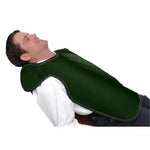 Flow Dental X-Ray Adult (24" x 26") Lead Bib Apron Without Collar - HUNTER GREEN