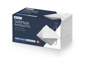 SafeMask Architect Pro Surgical N95 Respirator Mask, 50/Bx 203214