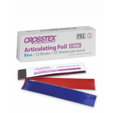 Crosstex | Articulating Paper, Red/ Blue Combo, 12 sheets/bk, 12 bk/bx | TPBR