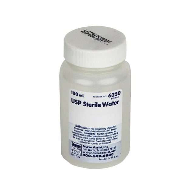 Nurse Assist USP Sterile Water  - 100 ml Bottle