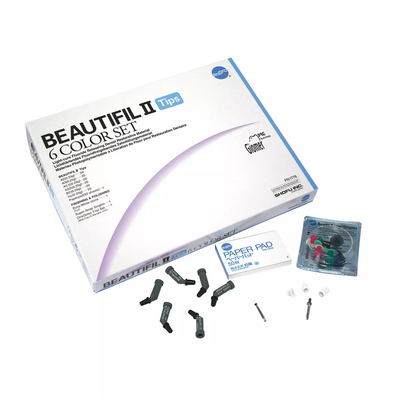 Beautifil II Tips 6-Color Set 1776