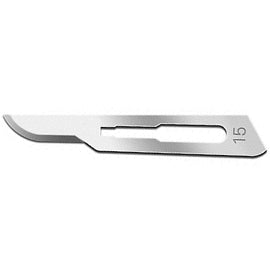 Generic Brand #15 Sterile Stainless Steel Surgical Scalpel Blade 100/Bx