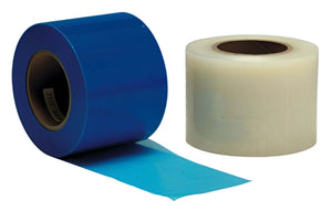 Safe-Dent 4" x 6" Barrier Film in Dispenser Box With Stand | SurgiMac Dental Supply