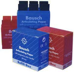 Bausch .008" (200 microns) RED Articulating Paper Strips, 300 Strips in Plastic