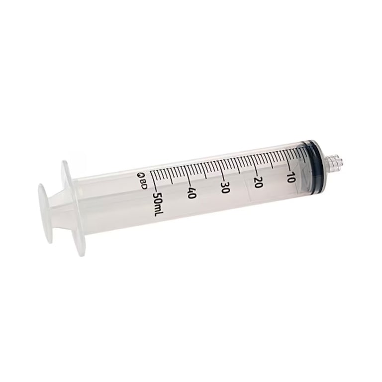 BD Luer-Lok 50 mL General Use Syringe with Luer-Lok Tip, 40/Box