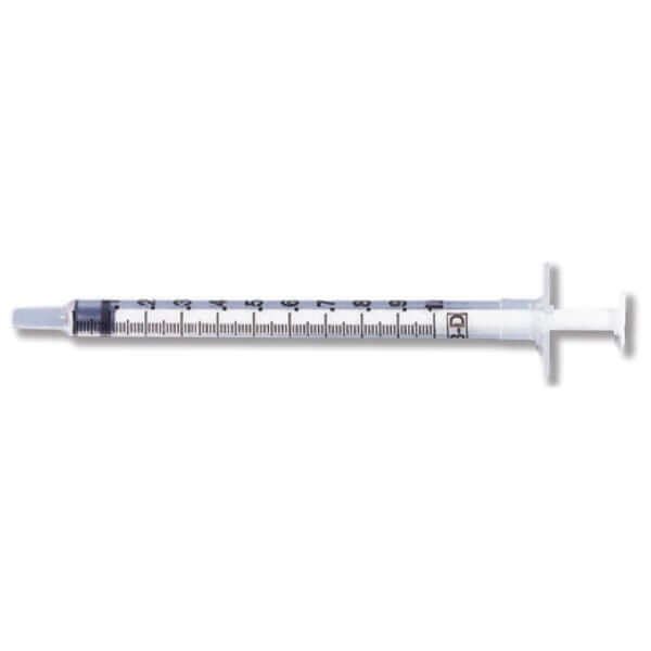 Tuberculin Syringe BD 1 mL Luer Slip Tip Without Safety | SurgiMac Dental Supply