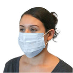 BeeSure Earloop Face Mask, Blue, Box of 50 Masks | SurgiMac Dental Supply