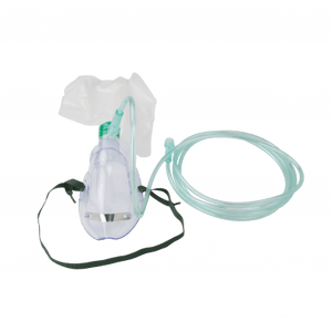 SurgiMac Non-Rebreather Elongated Mask w/ Safety Vent w/ 7' (2.1 m) t, Adult/Standard Connector, 50/Pk | SurgiMac Dental Supply