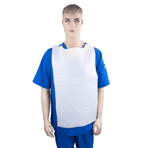 SurgiMac 16" x 33" Disposable Adult Lap Bibs Slipover, 300/Pk | SurgiMac Dental Supply