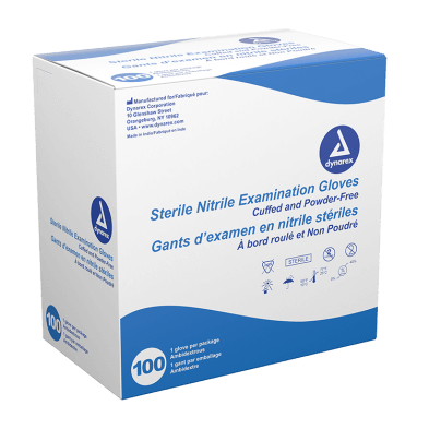 Nitrile Sterile Exam Gloves, Singles