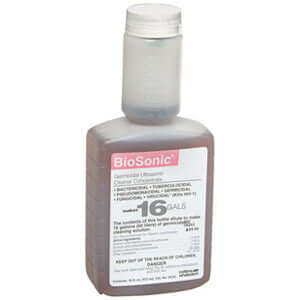 BIOSONIC Germicidal Ultrasonic Cleaner Concentrate 16 Oz/473 ml Meterdose Bottle | SurgiMac Dental Supply