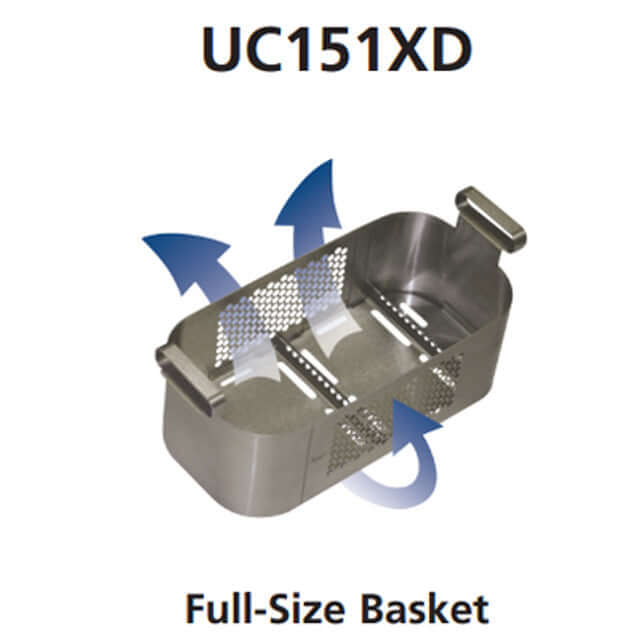 BioSonic UC100XD Full Size FingerGuard Instrument Basket, 11"L x 5-3/8"W x | SurgiMac Dental Supply