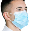 House Brand Dual Fit, Pleated, Ear-Loop Face Mask Blue, 50/Bx