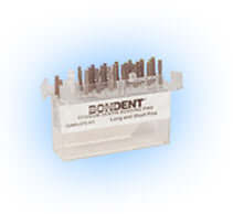 Bondent complete kit of Gold-Plated stainless steel single pins for manual | SurgiMac Dental Supply
