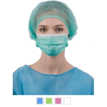 House Brand Bouffant Caps 21" Green, Package Of 100 | SurgiMac Dental Supply