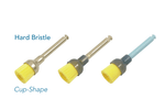 Latch type cup shape brush, Hard yellow bristle 345-144