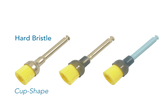 Latch type cup shape brush, Hard yellow bristle 345-144