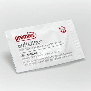 BufferPro 8.4% Sodium Bicarbonate Buffer Solution, 25 capsules/Box | SurgiMac Dental Supply