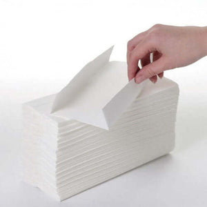 Safe-Dent C-Fold Paper Towels, 2400/Case (12 sleeves x 200 sheets each) | SurgiMac Dental Supply