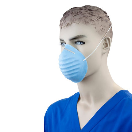 Molded Face Mask, Blue, 50/BX - Dynarex | 2203 | | Infection Control, Medical Face Masks, Protective Masks, Respirator | Dynarex | SurgiMac