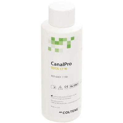 CanalPro 17% EDTA solution (pH 8.5), 4 oz (120 ml) Bottle. Removes smear layer
