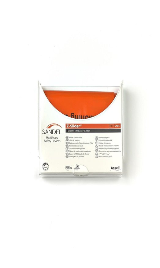 Ansell Sandel Z-Slider Patient Transfer Sheet, Packaged for Mounting on Any Surface, Non-Sterile