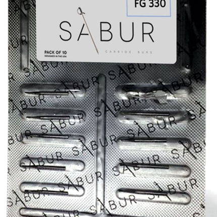 Sabur Carbide Burs Value Pack RA #6 100/Pk