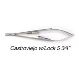 Generic Brand 5.75" Castroviejo Needle Holder with Lock, Single holder | SurgiMac Dental Supply