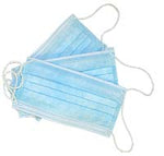 House Brand Pleated Earloop Mask, Blue 50/Bx | SurgiMac Dental Supply