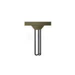 CeraMiste Polisher, Standard, Wheel, ISO #090, CA, 12/pk 0253