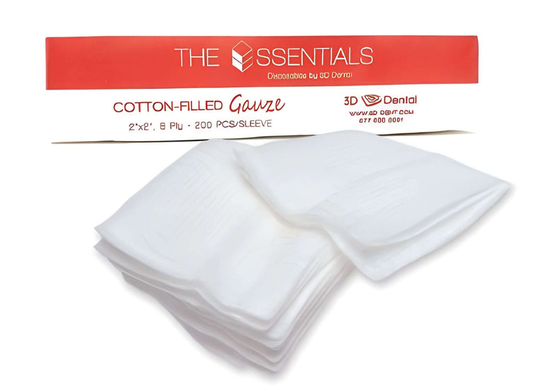 Gauze Cotton Filled N/S 2x2 8-Ply 5000/Cs | SurgiMac Dental Supply