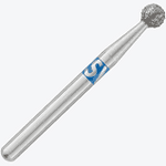 Alpen FG #801.021 Coarse Grit, Round Diamond Bur. Package of 5 Burs | SurgiMac Dental Supply