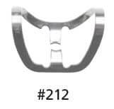 Hygenic #212 Wingless Anterior Teeth Metal Rubber Dam Clamp, Single clamp | SurgiMac Dental Supply