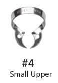 Hygenic #4 Winged Small Upper Molars, Deciduous Teeth Metal Rubber Dam Clamp | SurgiMac Dental Supply
