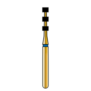 Alpen FG #834.021 Coarse Grit, Depth Marker 0.5mm Diamond Bur. Package of 5 Burs | SurgiMac Dental Supply