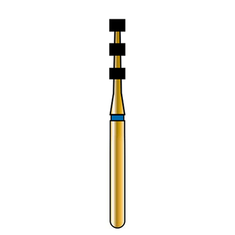 Alpen FG #834.021 Coarse Grit, Depth Marker 0.5mm Diamond Bur. Package of 5 Burs | SurgiMac Dental Supply