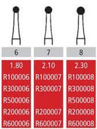 Alpen HP #8 Round Carbide Bur, package of 10 | SurgiMac Dental Supply