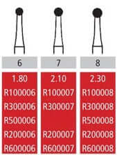Alpen FG #6 Round Carbide Bur, Package of 10 | SurgiMac Dental Supply