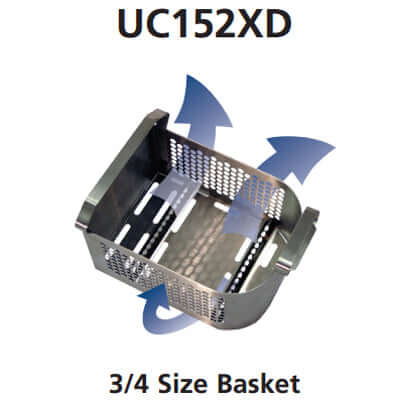 BioSonic UC125 Three-Quarter Size FingerGuard Instrument Basket, 7-9/32