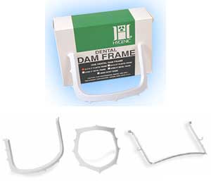 Hygenic 5" U-shaped Metal Rubber Dam Frame, Single Frame | SurgiMac Dental Supply