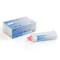 Jet Blue Bite Registration - Fast Set, Single Pack: 50 mL Cartridge, 6 Mixing | SurgiMac Dental Supply